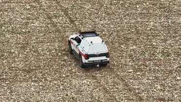 Arama ekibi Zilan D.'yi bulduğunda çekilen fotoğraf