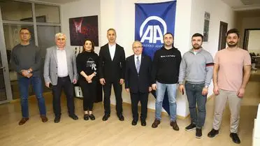 AA logosu ve haber arşivi