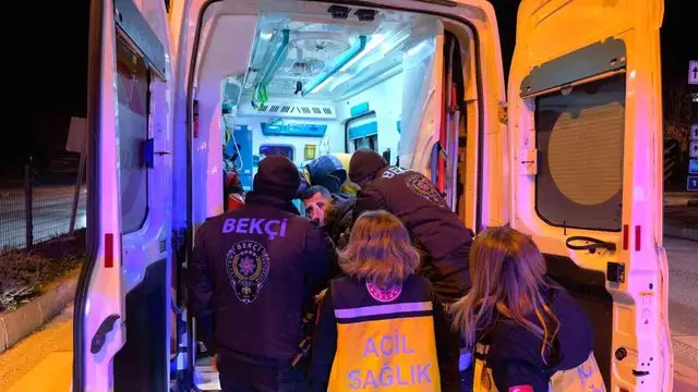 Polis ve sağlık ekipleri olay yerinde