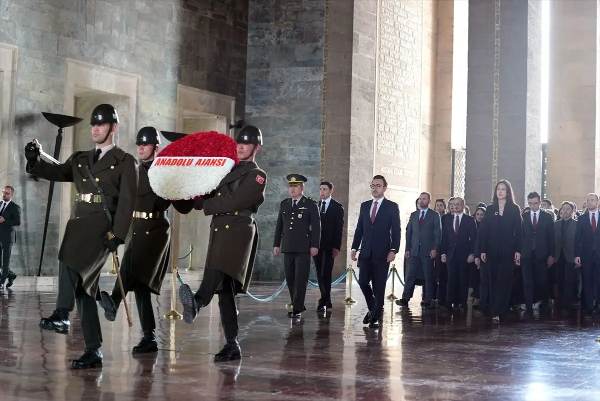 Anadolu Ajansı, 106. Yıl Dönümünde Anıtkabir'i Ziyaret Etti