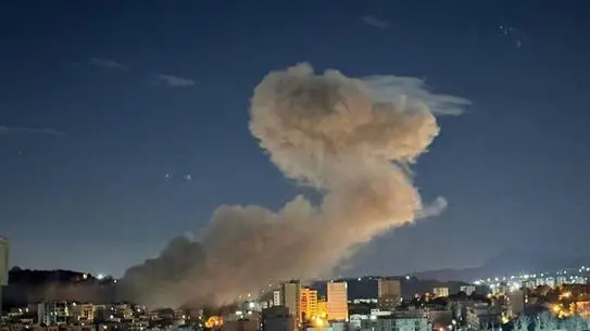 ABD ve İsrail'in operasyonuna ait hava fotoğrafı