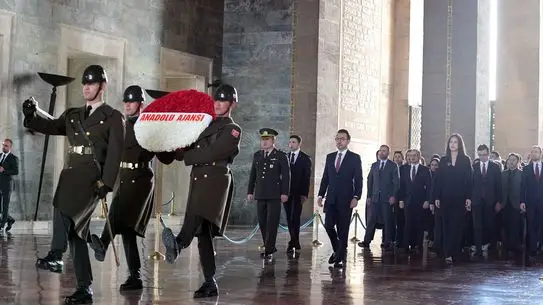 Anadolu Ajansı, 106. Yıl Dönümünde Anıtkabir'i Ziyaret Etti