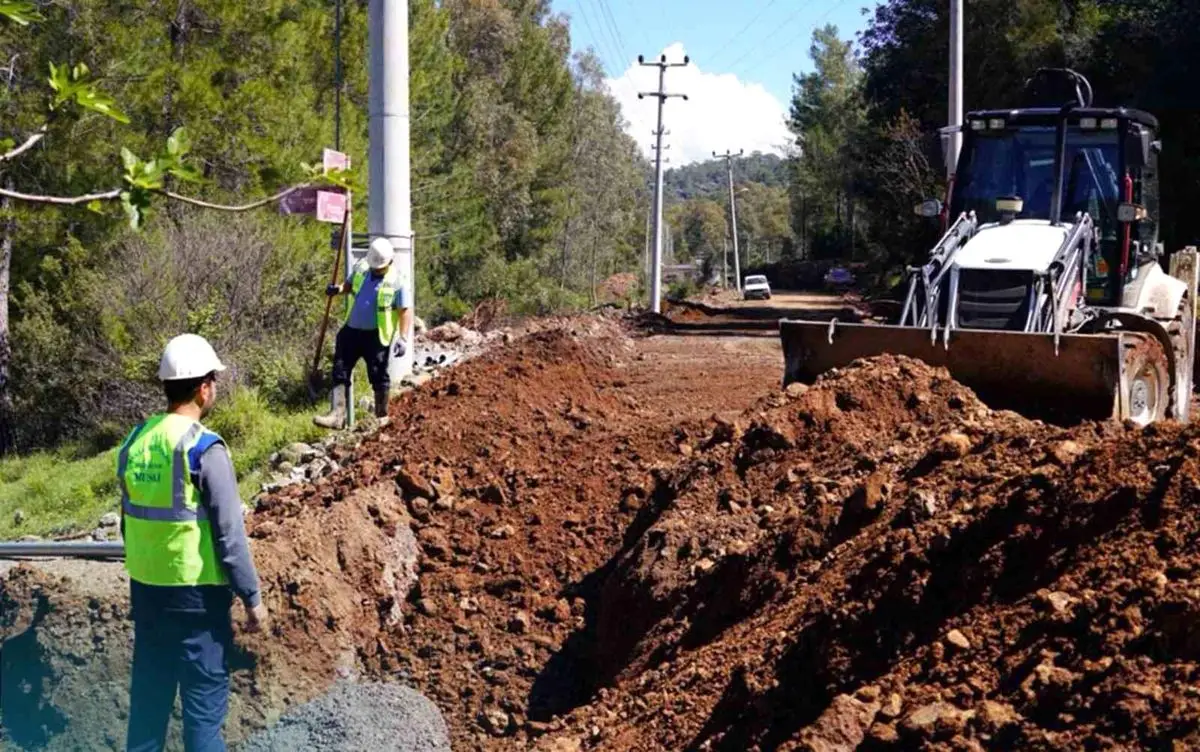 Dalaman’da 3.800 Metrelik Su İsale Hattı Yenilendi
