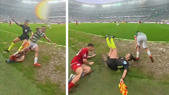 Mardin 1969 oyuncusunun topa müdahalesi