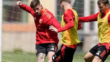 Kayserispor antrenman sahasındaki görüntü