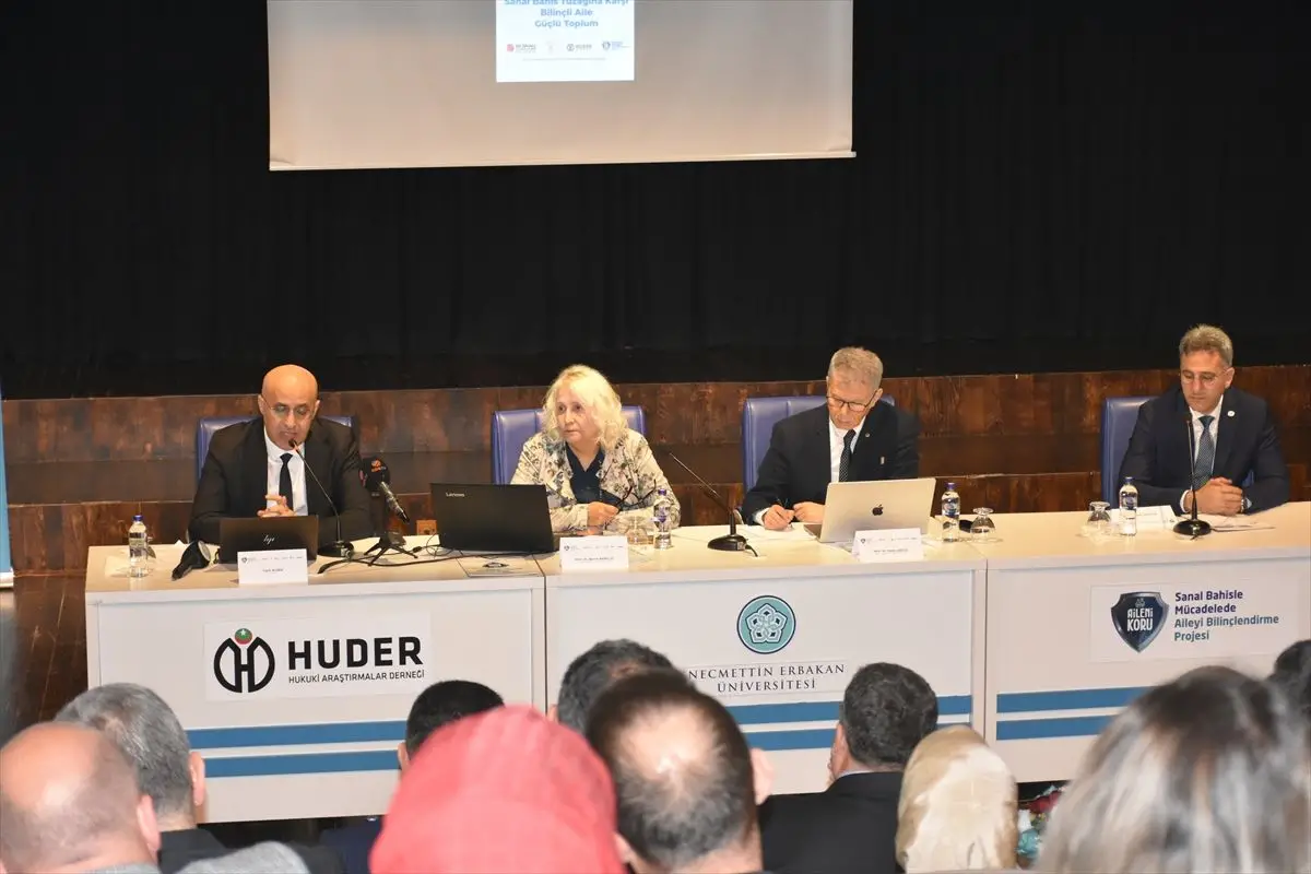 Konya’da Aileleri Koruma ve Sanal Bahisle Mücadele Projesi Paneli Gerçekleşti