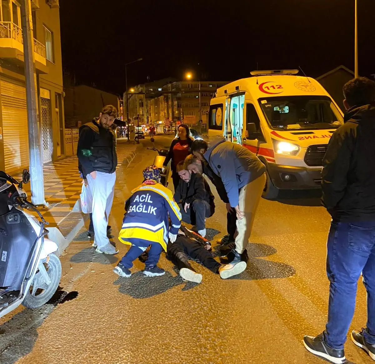 Tekirdağ'ın Muratlı İlçesinde Motosiklet ve Otomobil Çarpışması: Sürücü Yaralandı
