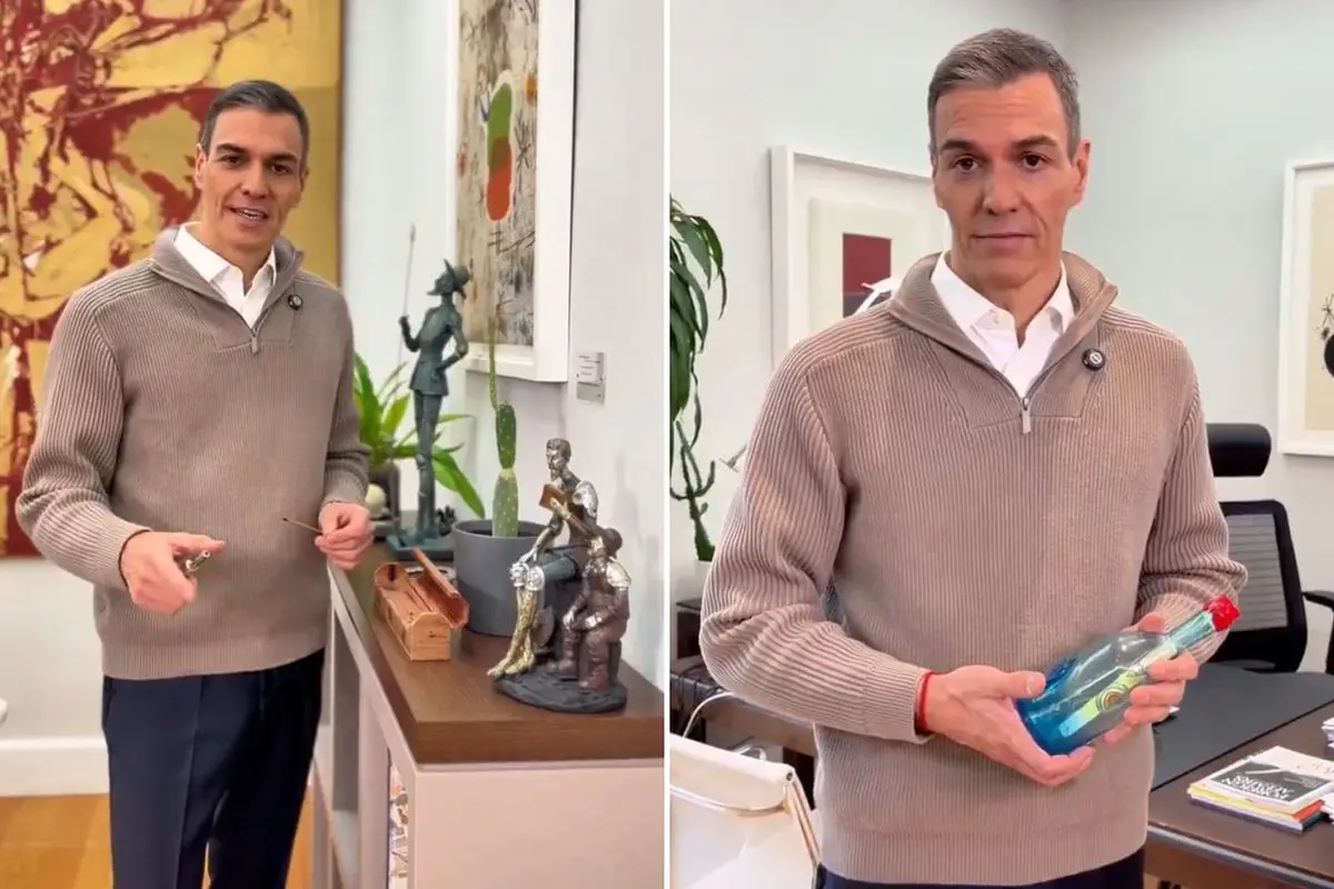 İspanya Başbakanı Pedro Sánchez'in Ofisindeki 3 Anlamlı Nesne ve Gazze Çocuğunun Hediyesi