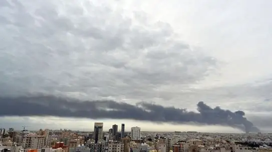 Saldırı sonrası Kuveyt sahil bölgesi