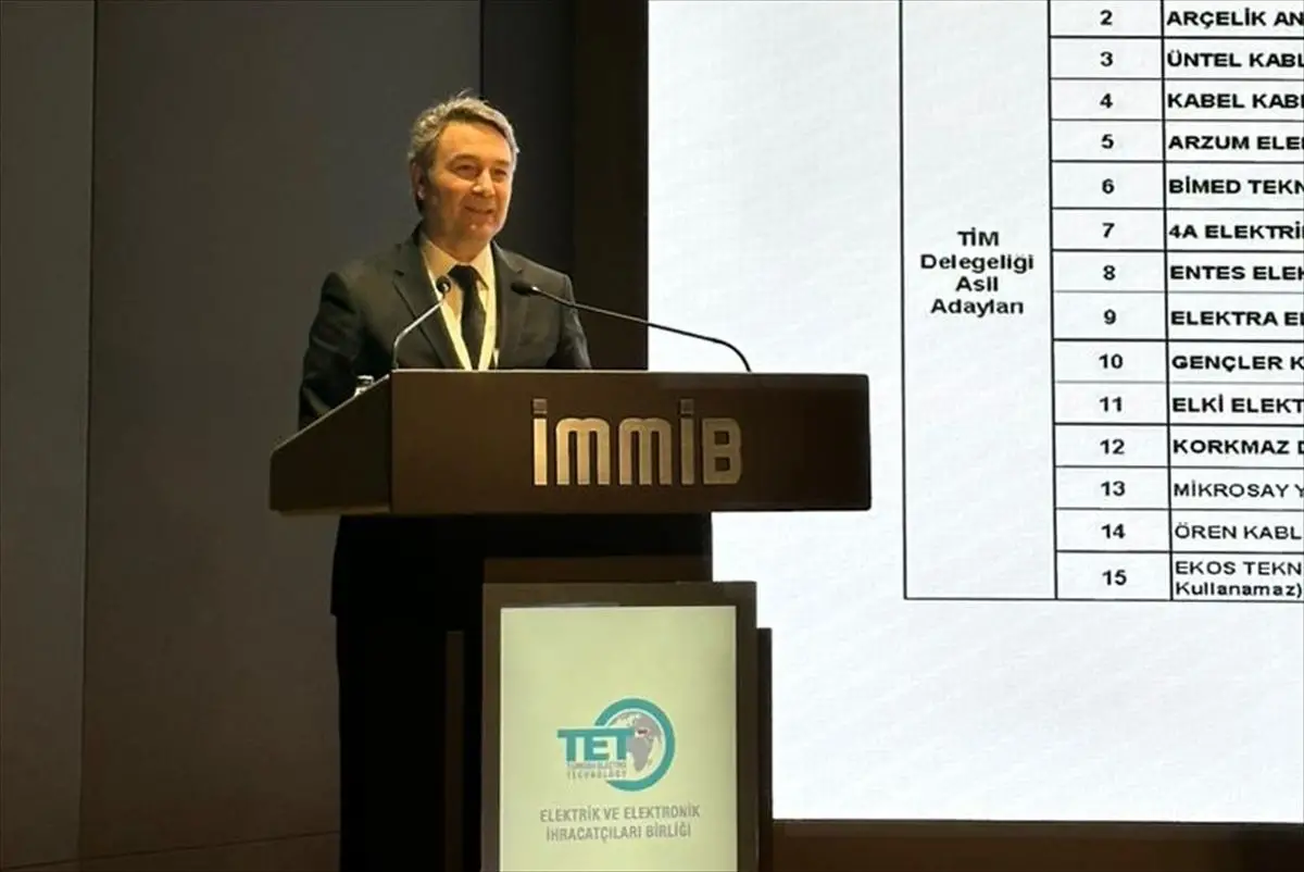 Mehmet Kavaklıoğlu, TET’in Yeni Başkanı Oldu: Elektrik ve Elektronik İhracatında Yeni Dönem