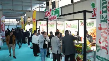 Fuar alanında sergilenen yerel ürünler