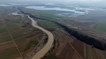 Çekmegöl çevresindeki tarım arazileri