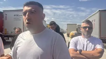 Tır şoförlerinin uzun kuyrukları