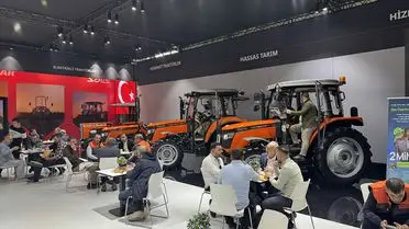 Fuar standlarından birinin fotoğrafı