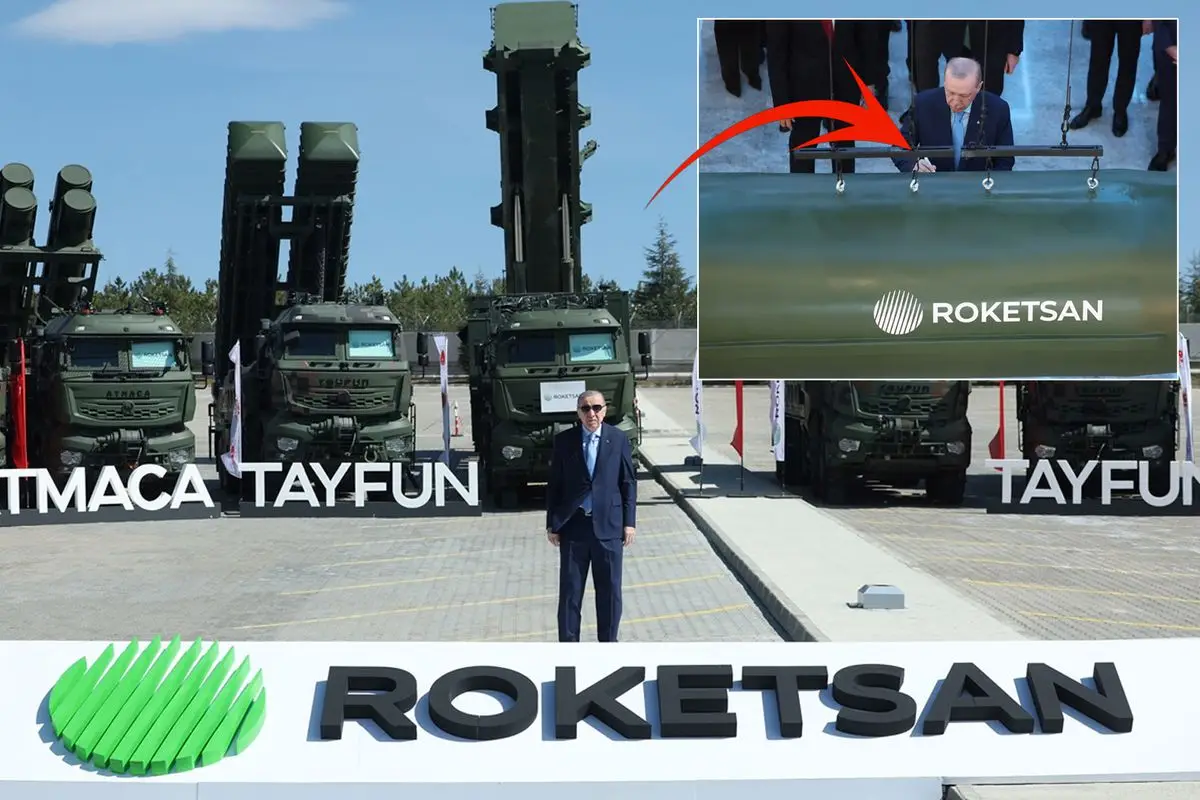 Erdoğan, ROKETSAN'ın Tayfun Blok‑4 Füzesini İmzalayarak Yerli Savunma Kapasitesini Artırıyor