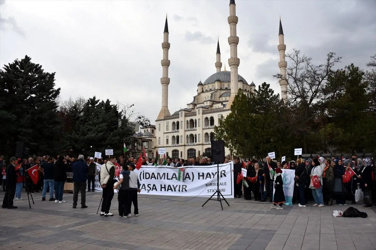 Kırıkkale'de İdam Yasa Tasarısına Karşı Sivil Toplum Protestosu