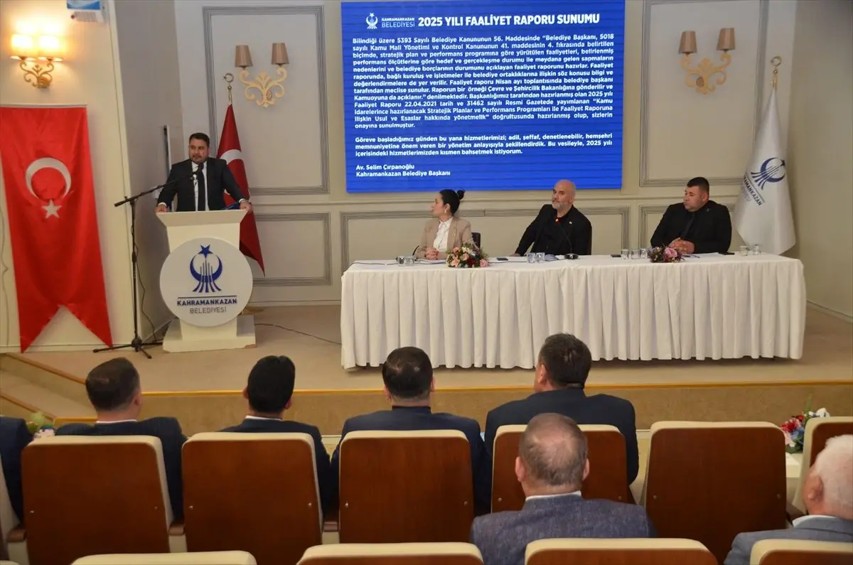 Kahramankazan Belediyesi 2025 Faaliyet Raporu Meclis Kararıyla Onaylandı