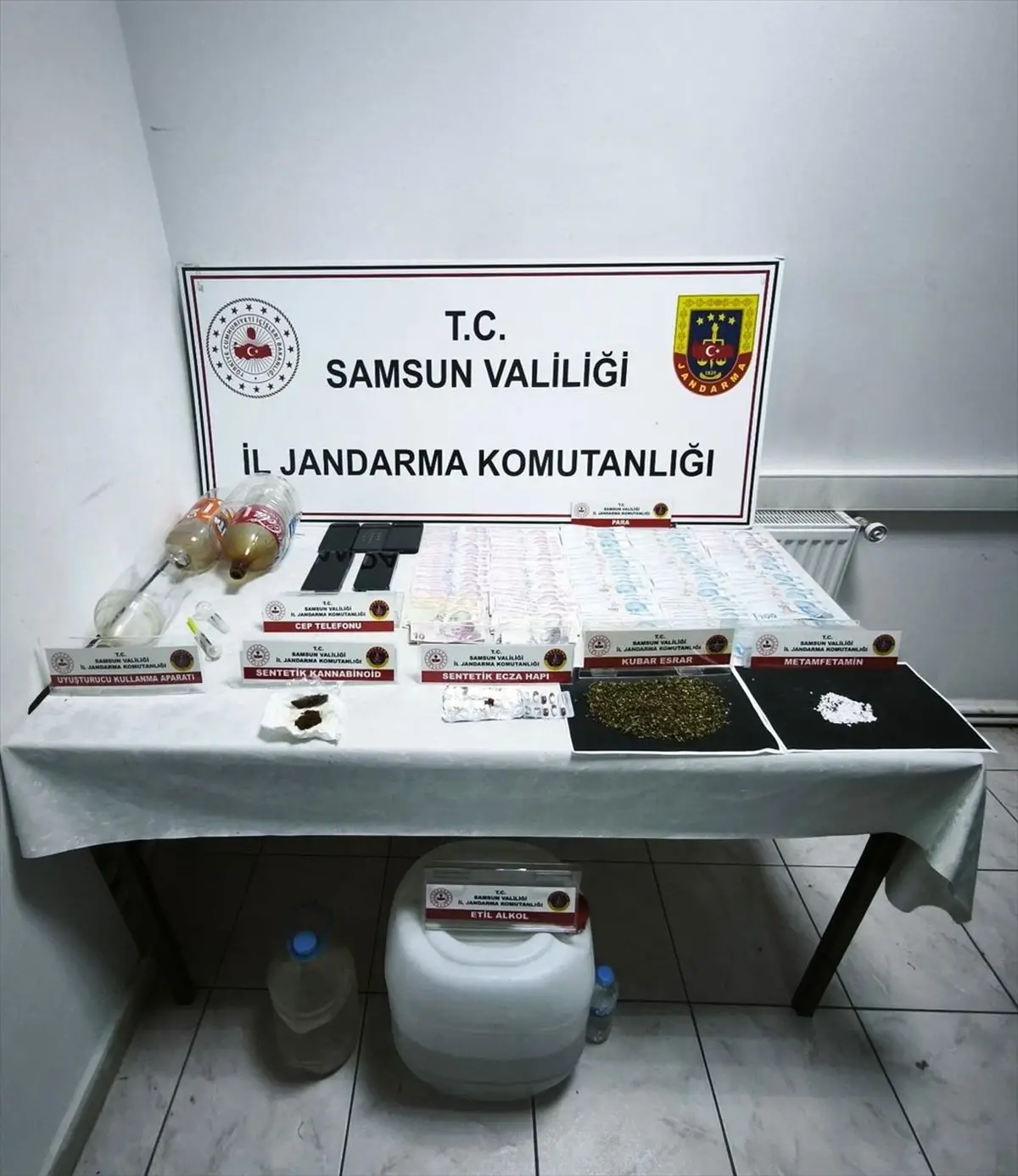 Samsun’da Büyük Uyuşturucu Operasyonu: Beş Şahıs Gözaltında