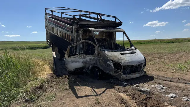 Olay yerinde bulunan araç