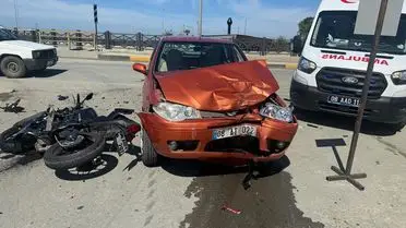 Kaza yerinde fotoğraf