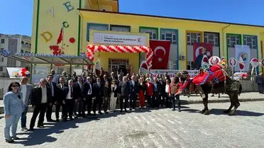 Aydın’da yeni anaokulunun açılış töreni