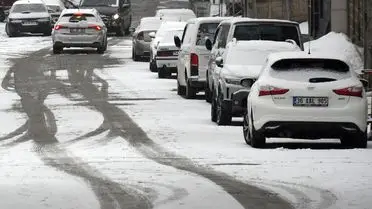 Sarıkamış’ta yoğun kar birikintileri