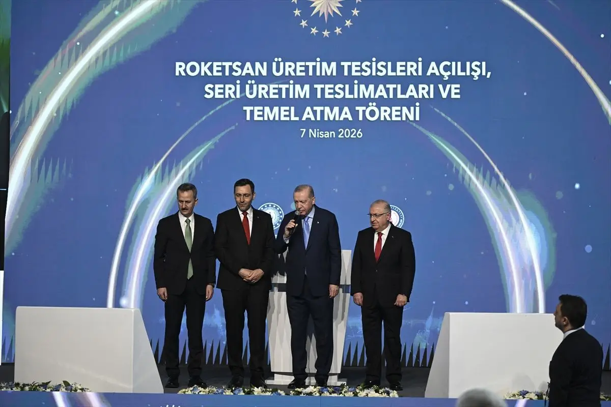 Erdoğan, ROKETSAN Yeni Üretim Tesisinin Açılışında Savunma ve Güvenlik Vurgusu Yaptı