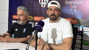 Bandırmaspor ve Sarıyer maçından anlık görüntü