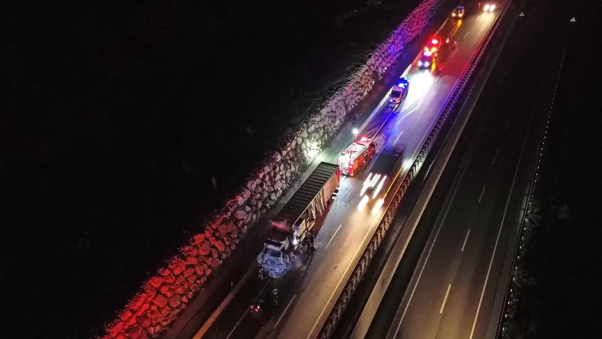 Bilecik’te Un Yüklü Tırda Çıkan Yangın Kontrol Altına Alındı