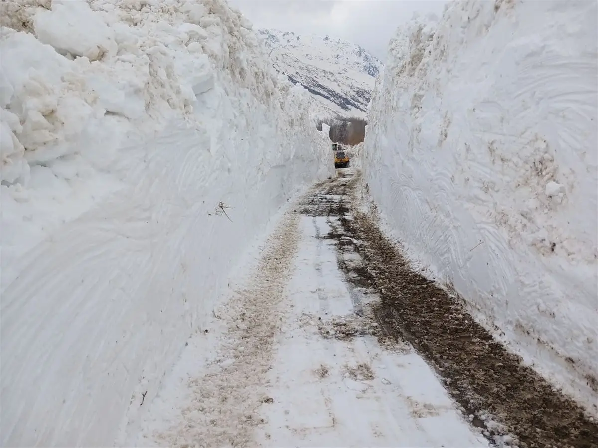 Hakkari'de Karla Mücadele Çalışmaları Yoğunlaşıyor: Üs Bölgelerine Ulaşım Sağlanıyor