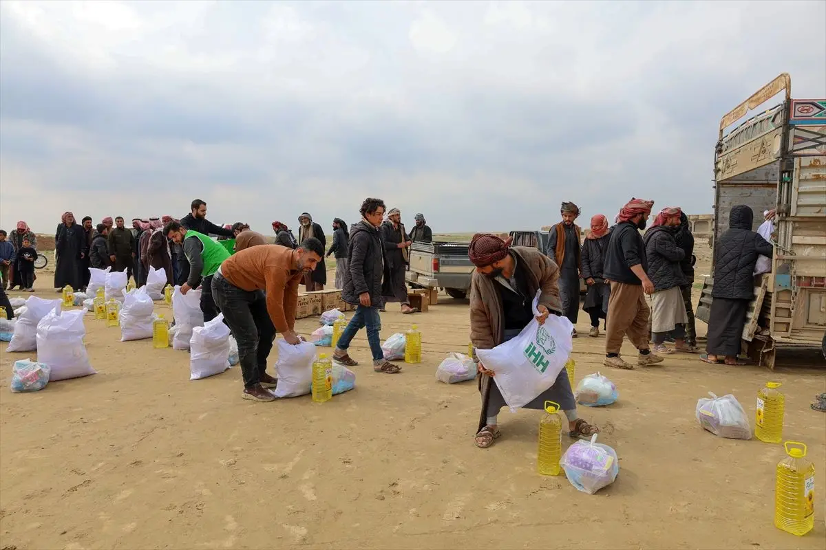 İHH, Haseke'de Aşırı Yağış Felaketine Müdahale Ederek 1.000 Aileye Yardım Sağladı