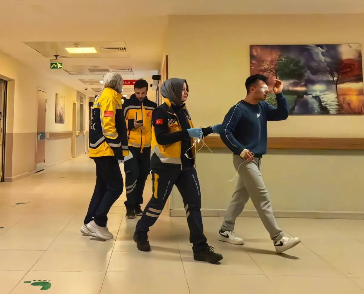 İnegöl Mobilya Fabrikasında Kesim Sırasında Göz Yaralanması