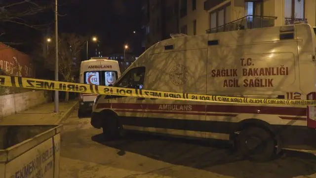 Olay yerinde polis ekipleri