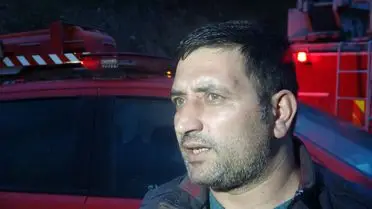 Kaza sonrası araçların enkazı