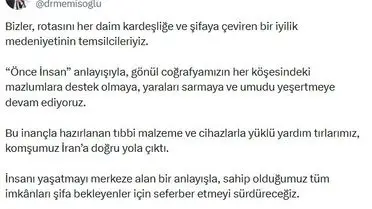Sağlık Bakanı Memişoğlu'ndan İran'a Tıbbi Yardım Seferi