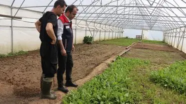 Öğrenciler çorba ikramı sırasında