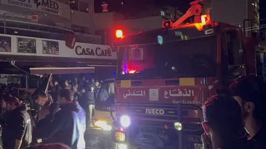 Saldırının etkilediği bölgeye ait hava fotoğrafı