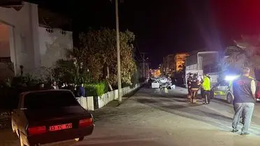 Kaza sonrası yolun fotoğrafı