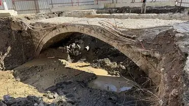 Restorasyon öncesi köprünün detaylı fotoğrafı