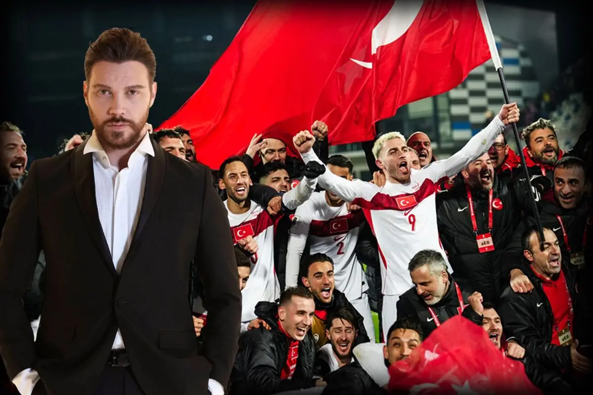 Sinan Akçıl ve milli takım marşı kapağı