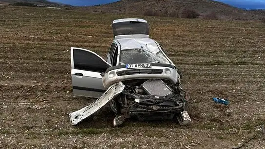 Malatya’da Kontrolden Çıkan Otomobil Takla Attı, 3 Yaralı