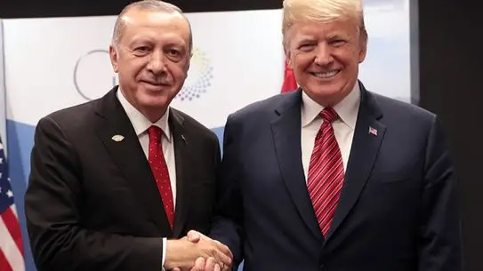 Erdoğan ve Trump telefon görüşmesi görseli