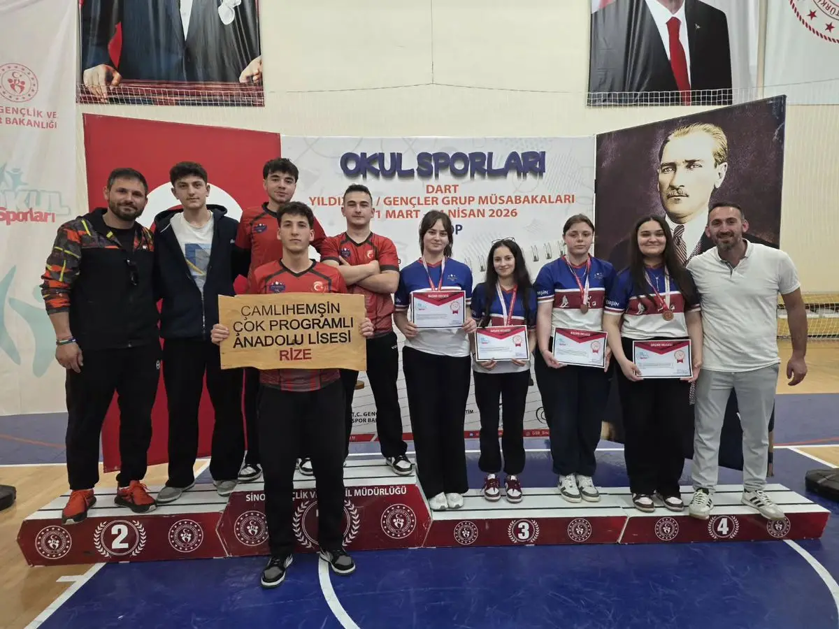 Çamlıhemşin Anadolu Lisesi Dart Takımı Türkiye Finallerine Katılmak İçin Hazır