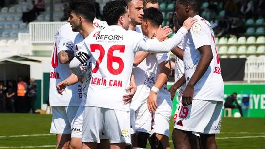 Vanspor'un golleriyle dolu galibiyet anı