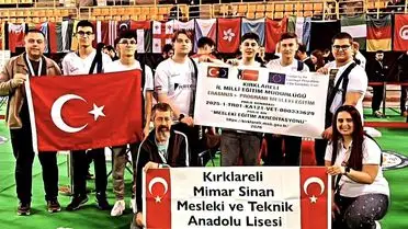 Kırklareli Mimar Sinan Lisesi Öğrencileri Robot Olimpiyatları'nda Dünya Şampiyonu Oldu