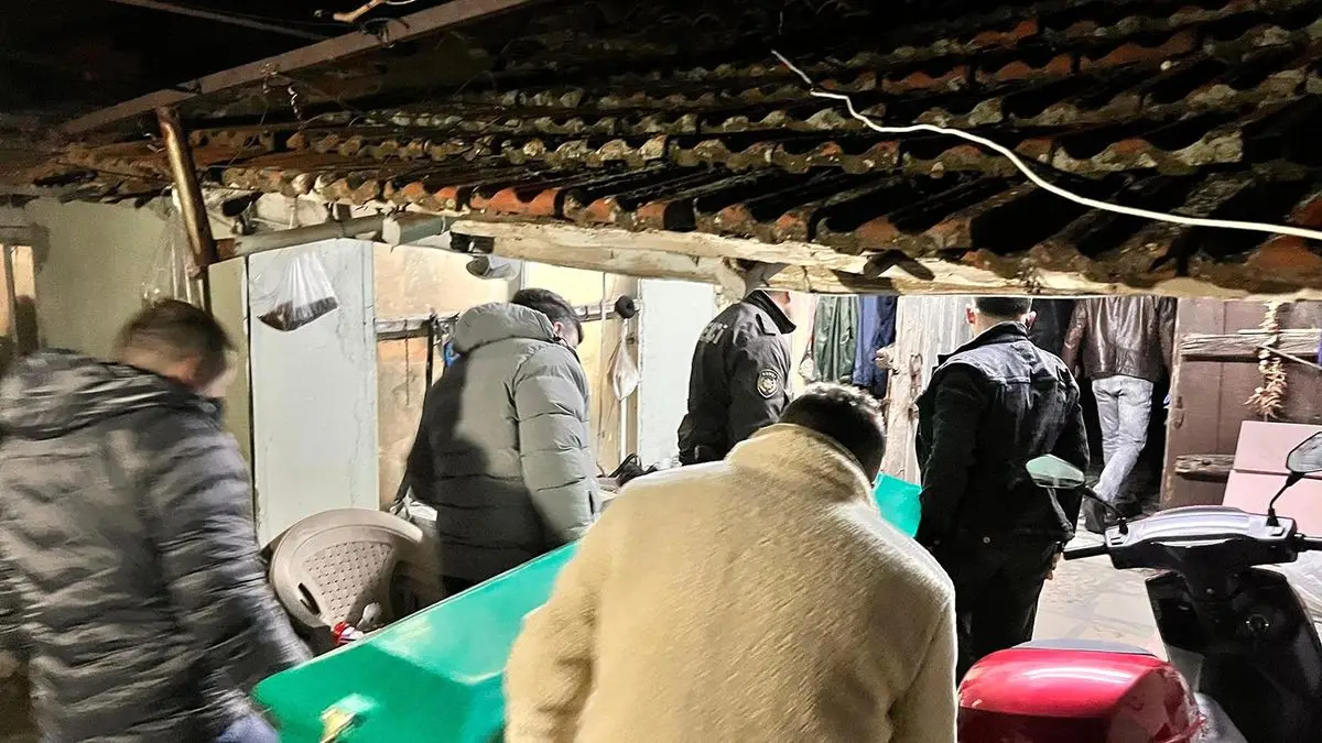 Kula’da bulunan evin dış görünüşü