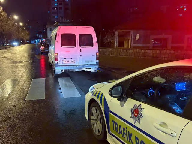 Kaçmaya çalışan sürücünün yakalanması