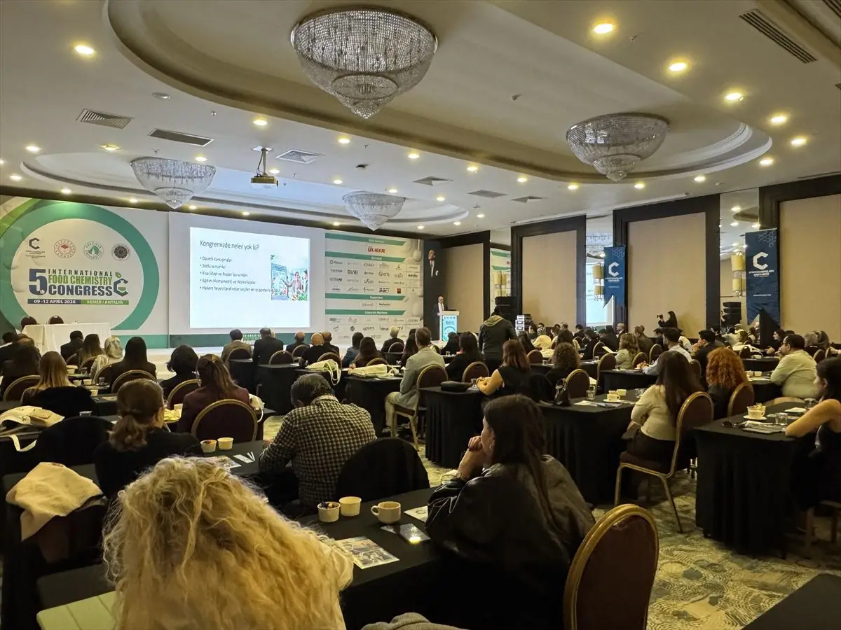 Antalya'da Gıda Kimyası Kongresi açılış töreni