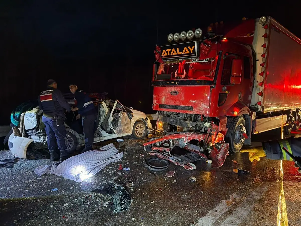 Kaza yerinin genel görünümü