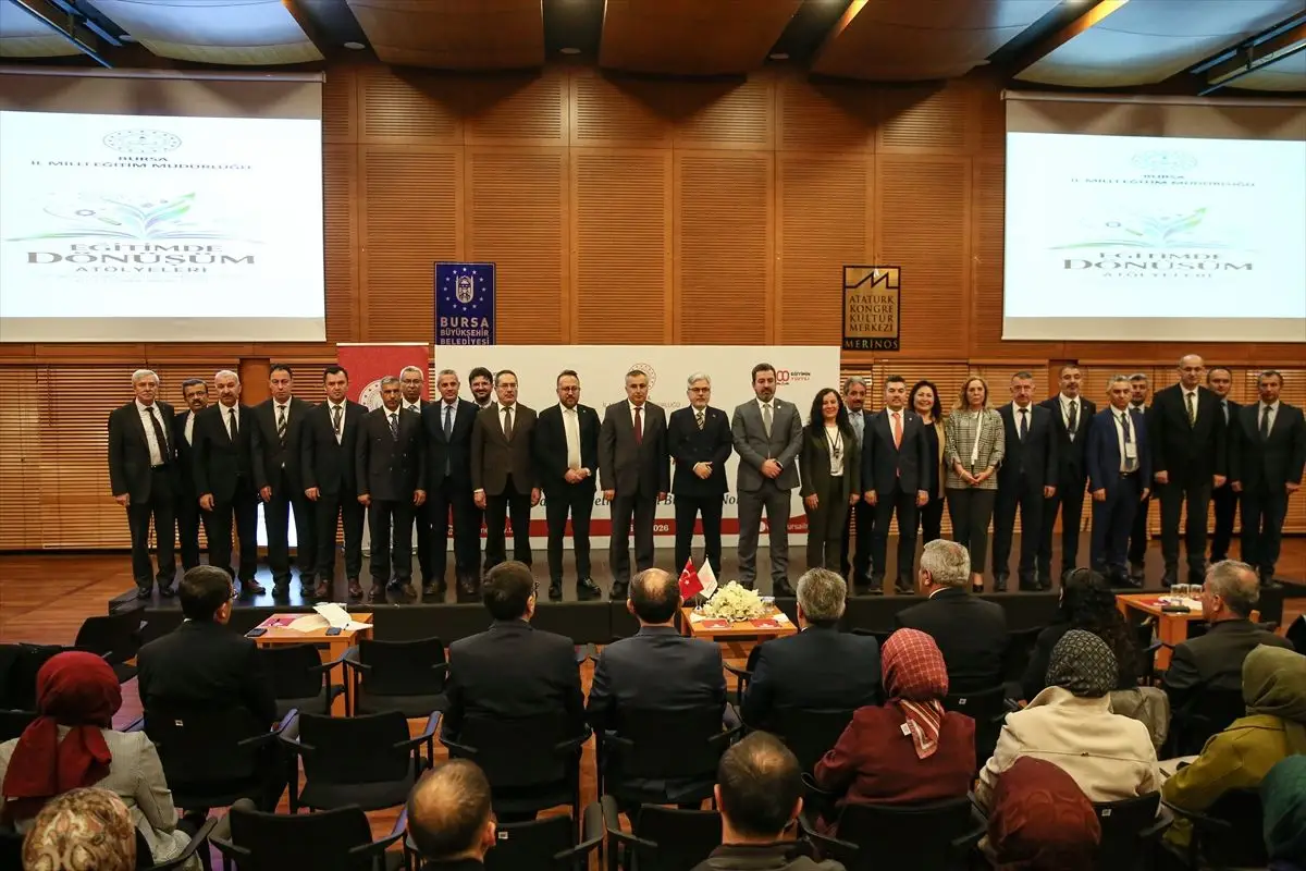 Bursa’da öğretmenlerin katıldığı eğitim atölyesi